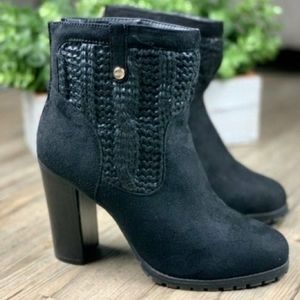 Juicy Couture Black Ankle Knit Booties